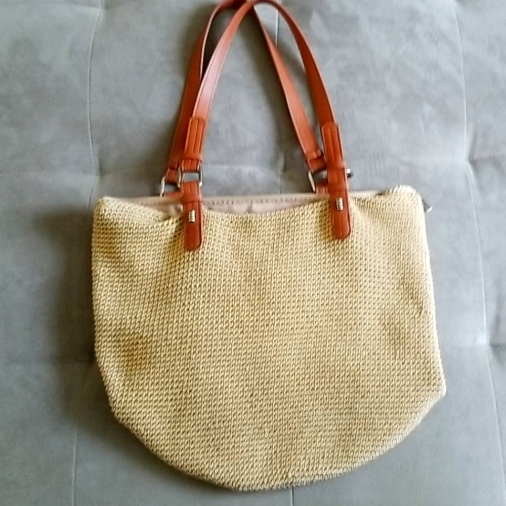 The Sak crochet hobo bag in beige